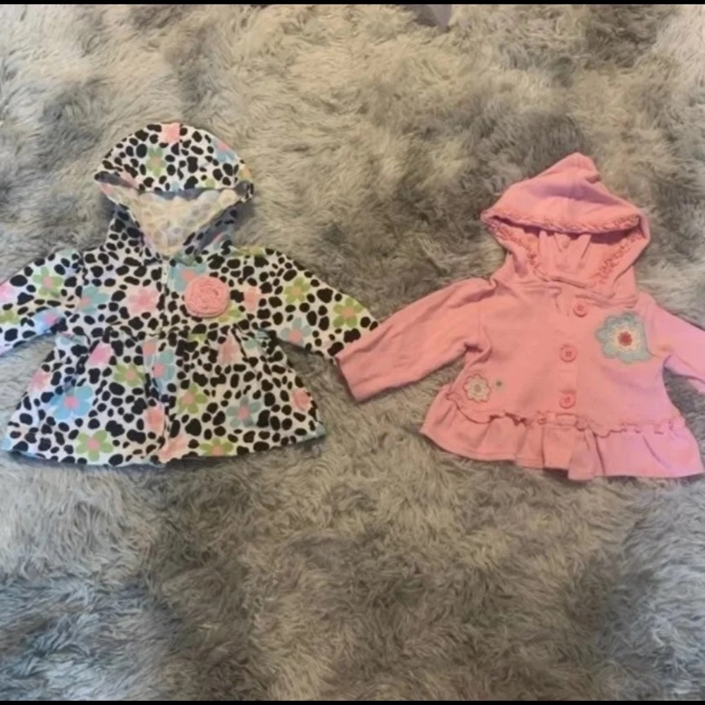 Set of 2 baby hoodie sweaters